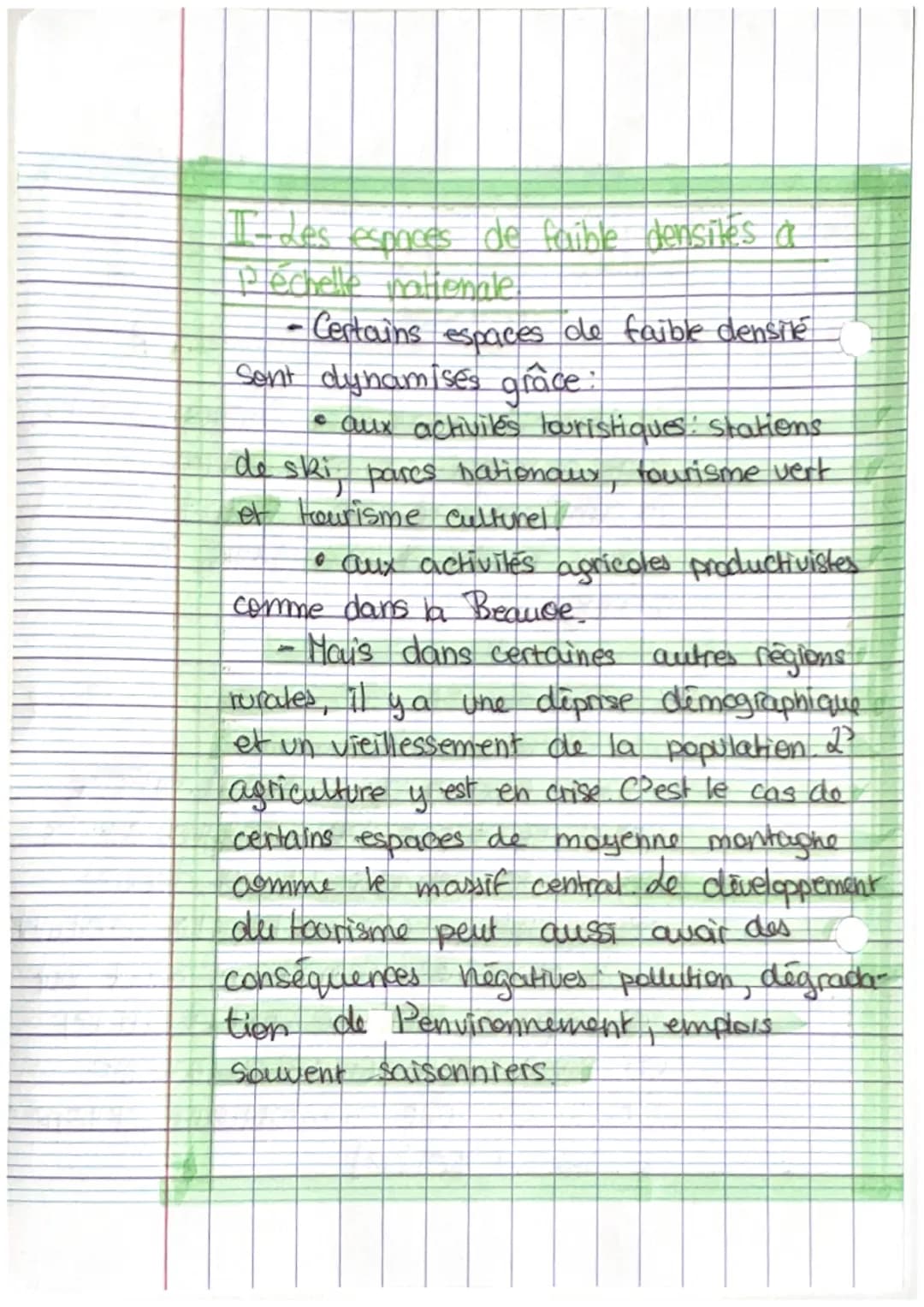 chap 3.
Géo.
des espaces de faible
densite.
En France les espaces de faibles densiles
sont ceux qui comptent moins de
30 hab/km². Ce sont su