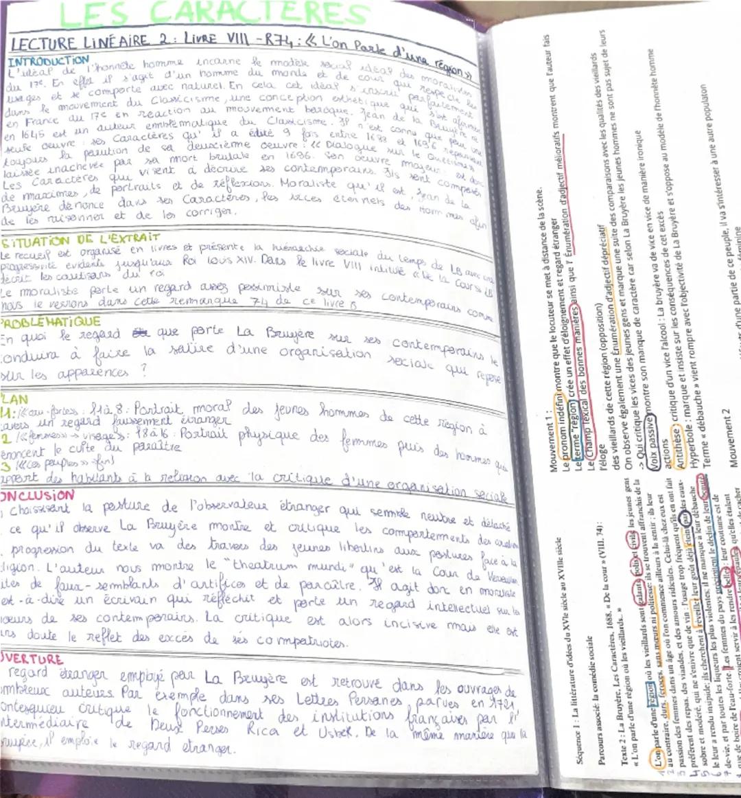 # LES CARACTERES

INTRODUCTION:

LECTURE LINÉAIRE 1. LivRE V-R9: Le Portrait d'Arias

Pikas de l' hoonele homme ancazne le modèle sexial dea