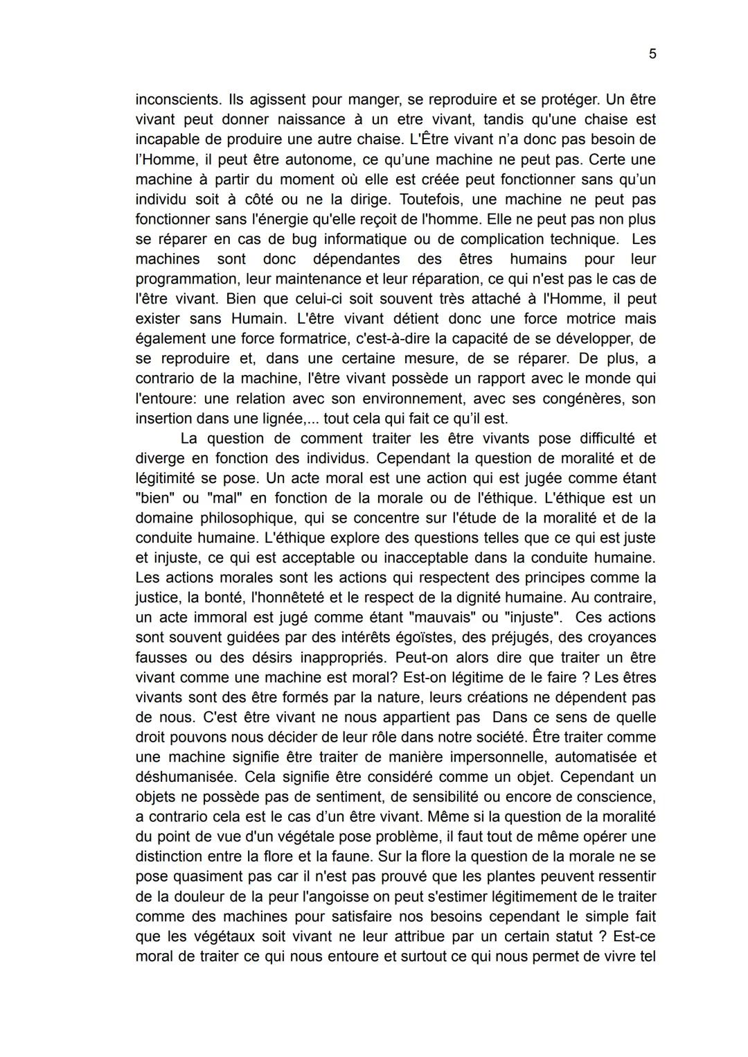 # Peut-on traiter un être vivant comme une machine?

1

Au quotidien, nous parlons souvent de la façon dont les êtres humains
interagissent 