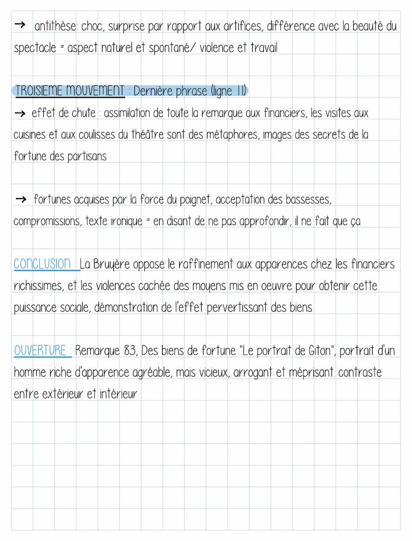 Oral du bac
extrait : Des biens de fortune remarque 25.
Introduction
→ AUTEUR: La Bruyère, célèbre moraliste du XVIIème siècle
→ OEUVRE Les 