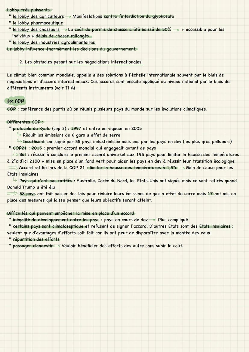 Chapitre 2
I. Comment se construisent les questions environnementales?
A. La construction d'un problème publique
Identification d'un
problèm