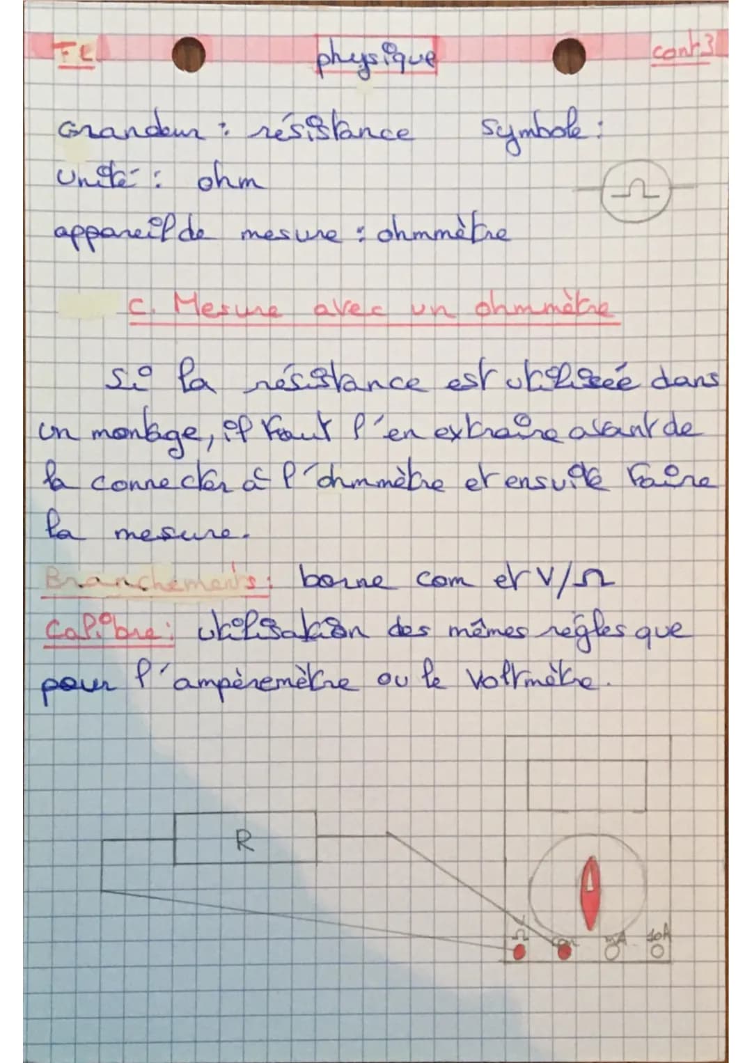 F10
1. Laid Yohm
Une resistance est un
dipole de Forme
cylindrique avec 4 cercles de couleurs
différentes.
(A)
14
(A)
I1= 51,9mA
a. In ensil