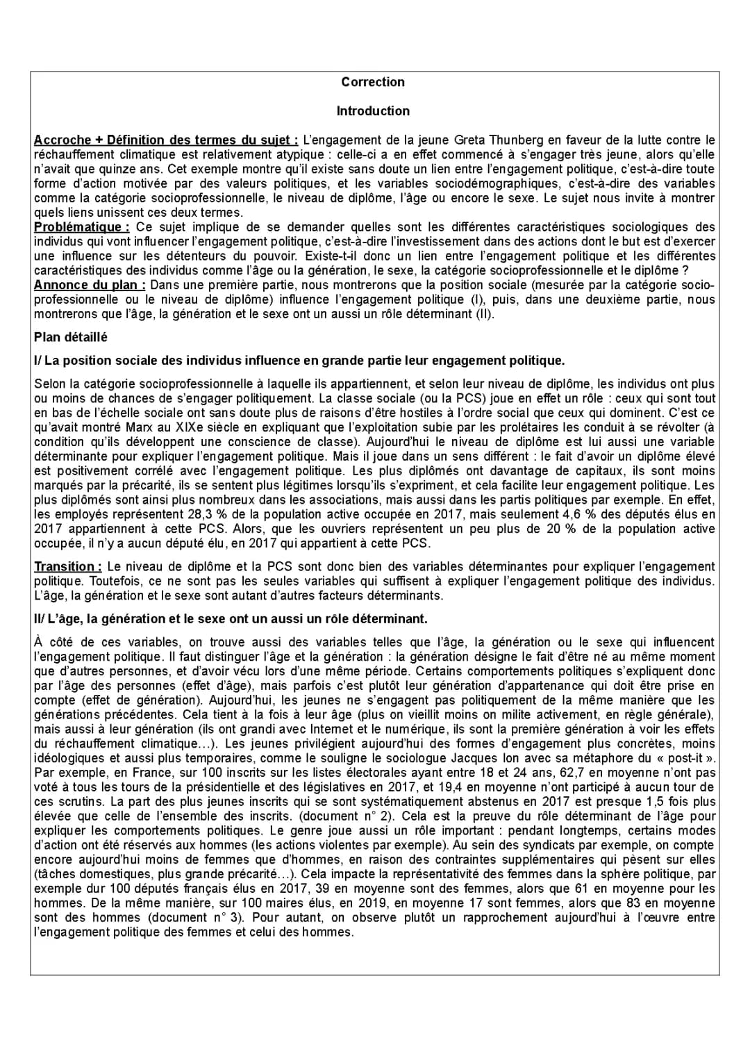 L'engagement politique : Qu'est-ce que c'est?