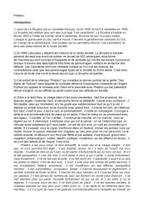 Know Analyse linéaire / Phédon / La Bruyère thumbnail