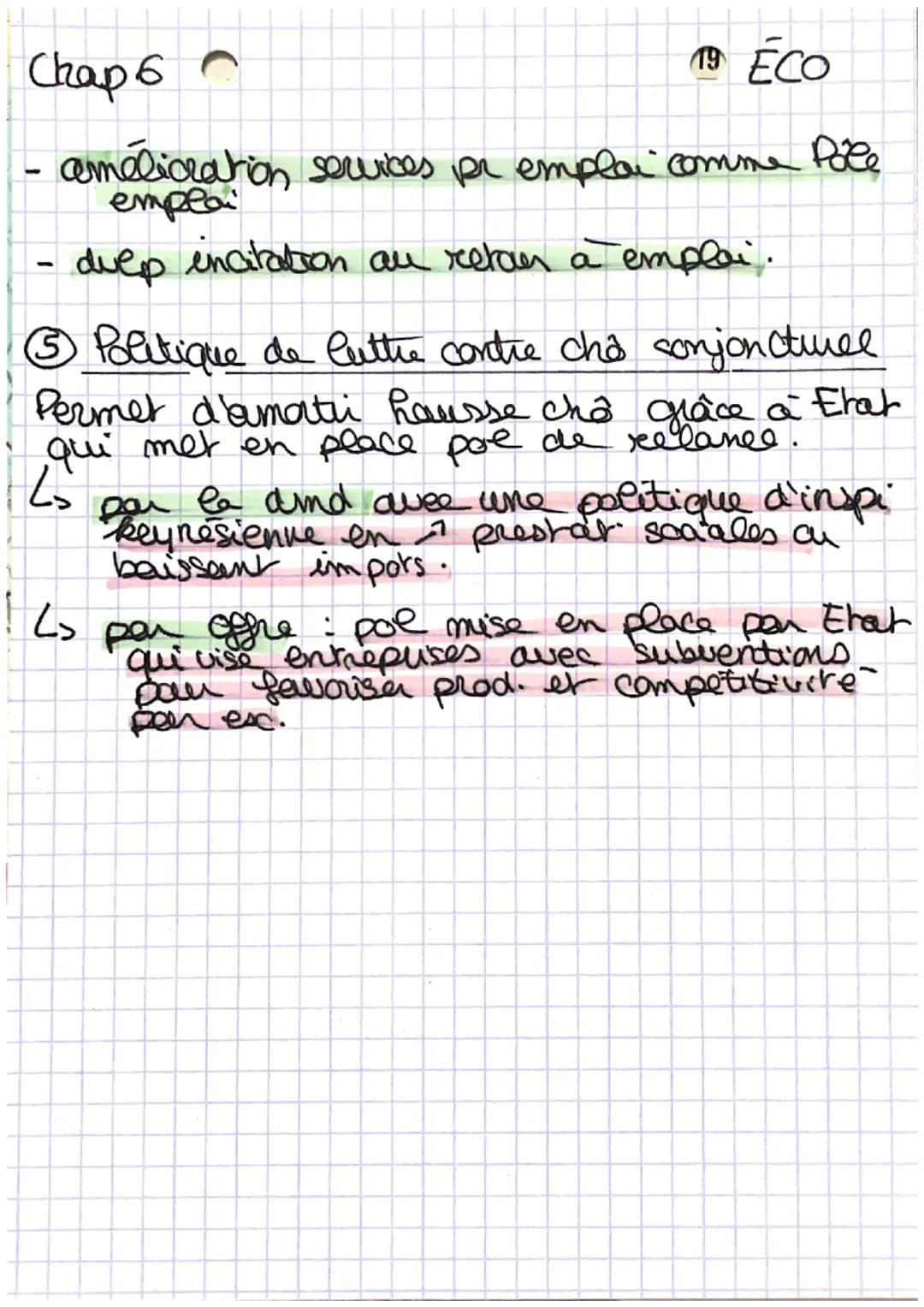 Chap le
6 politiques de l'e
S'empla ECO

① Calculer baux chô et décrue son eucaution

Crômeur au sens du BIT - pers. en âge de
(bureau inter