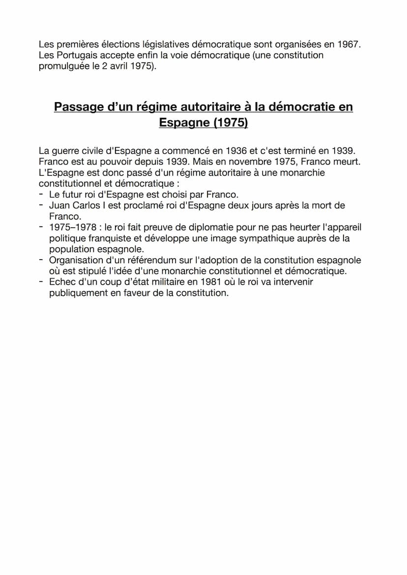 Crises et fin de la démocratie au Chili (1970-73)
Le 11 septembre 1973, a lieu un coup d'état au Chili organisé par le général
Pinochet et o