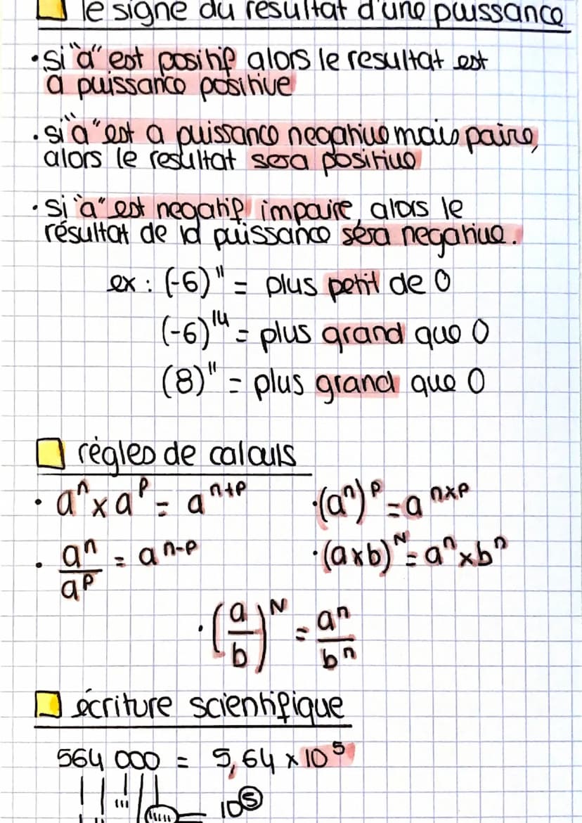 les puissances
□ les Puissances à exposants positips
aº-a_a²-a¸ a²-ª×¶‚¤¾-¤×¤×¶…..
a²=axa‚a axc
les exposants sont des abreviations
pow le r