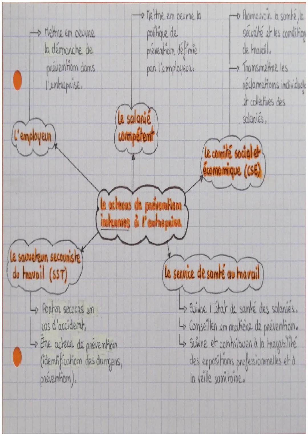 - Mettre em oeuvre
  la démanche de
  préventiom dams
  l'entreprise.

- (L'employeun

- (Le sauveteun secouniste
  do navail (SST)

- Mettr