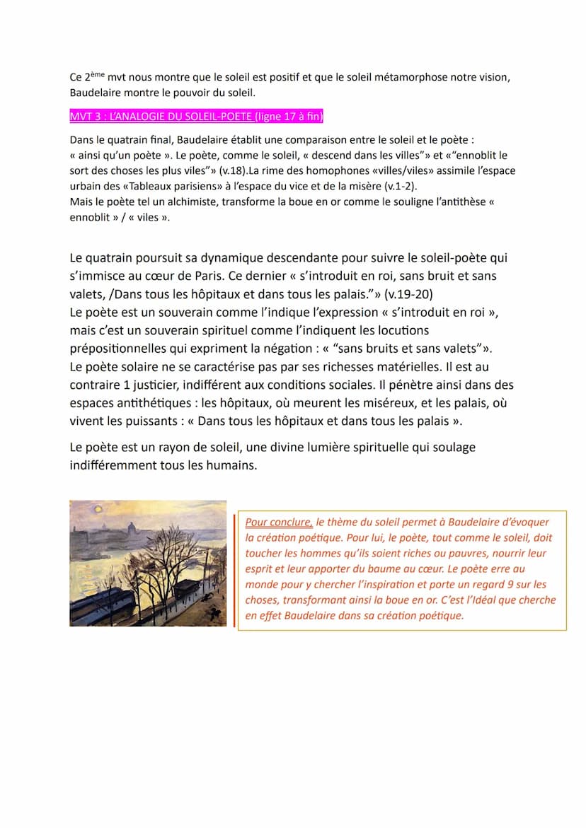 Charles Baudelaire grand poète français occupe une place particulière dans
l'histoire de la poésie. En effet, avec son recueil « Les Fleurs 