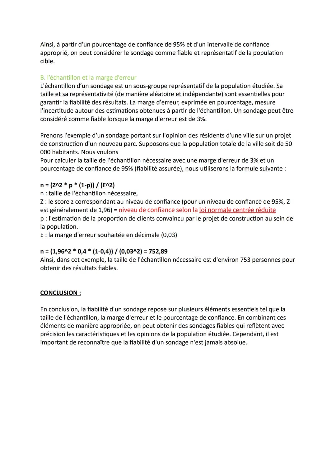 INTRODUCTION :
Les sondages sont des outils importants pour la collecte de données et l'analyse des opinions
publiques. Cependant, la fiabil
