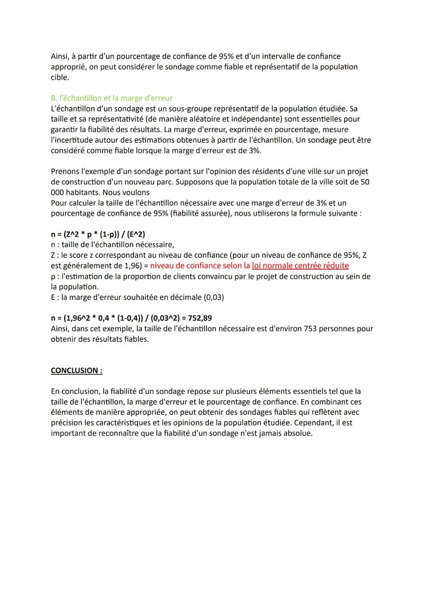 INTRODUCTION :
Les sondages sont des outils importants pour la collecte de données et l'analyse des opinions
publiques. Cependant, la fiabil