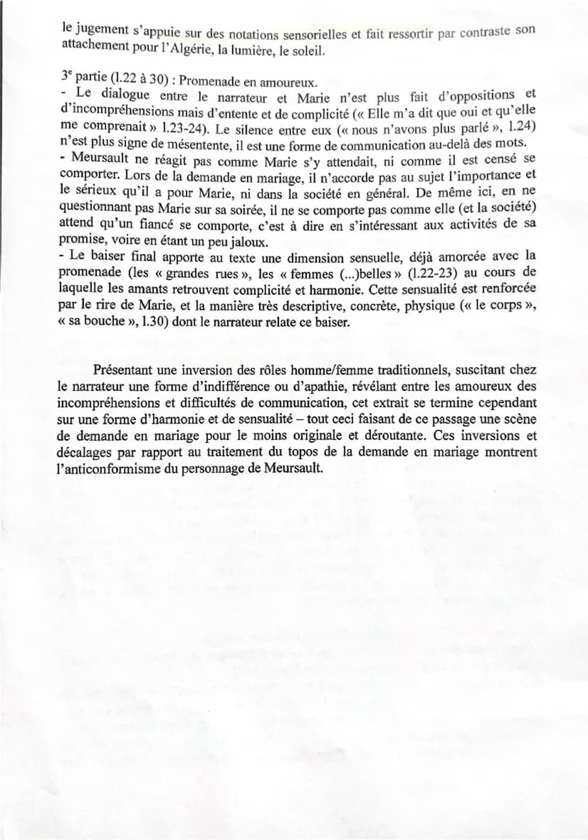 1. Le patron de
Meursault lui a
démandé s'il aimerait
être transféré à Paris.
2. Chez Céleste:
restaurant dans
lequel Meursault dine
réguliè