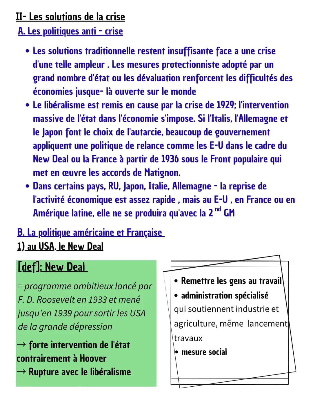 Thème H1: Fragilités des démocraties totalitarismes et 2nd GM
Chapitre 1: L'impact de la crise de 1929: déséquilibre eco et sociaux
Comment 