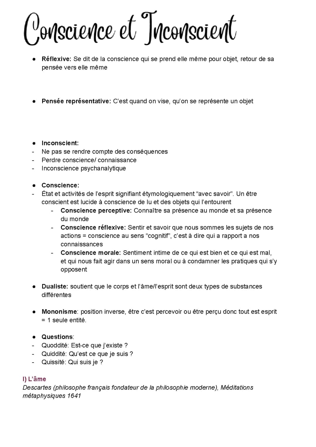 Comprendre la Conscience et l'Inconscient : La Philo en Terminale