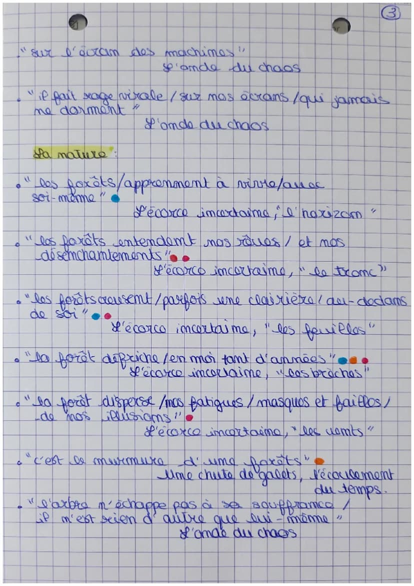 16
BAC
Accroche
MES FORETS
Dans le mythologie grādo-xomaine, sur laquelle
a fonde une grande part de la litterature
française, Apollon est l