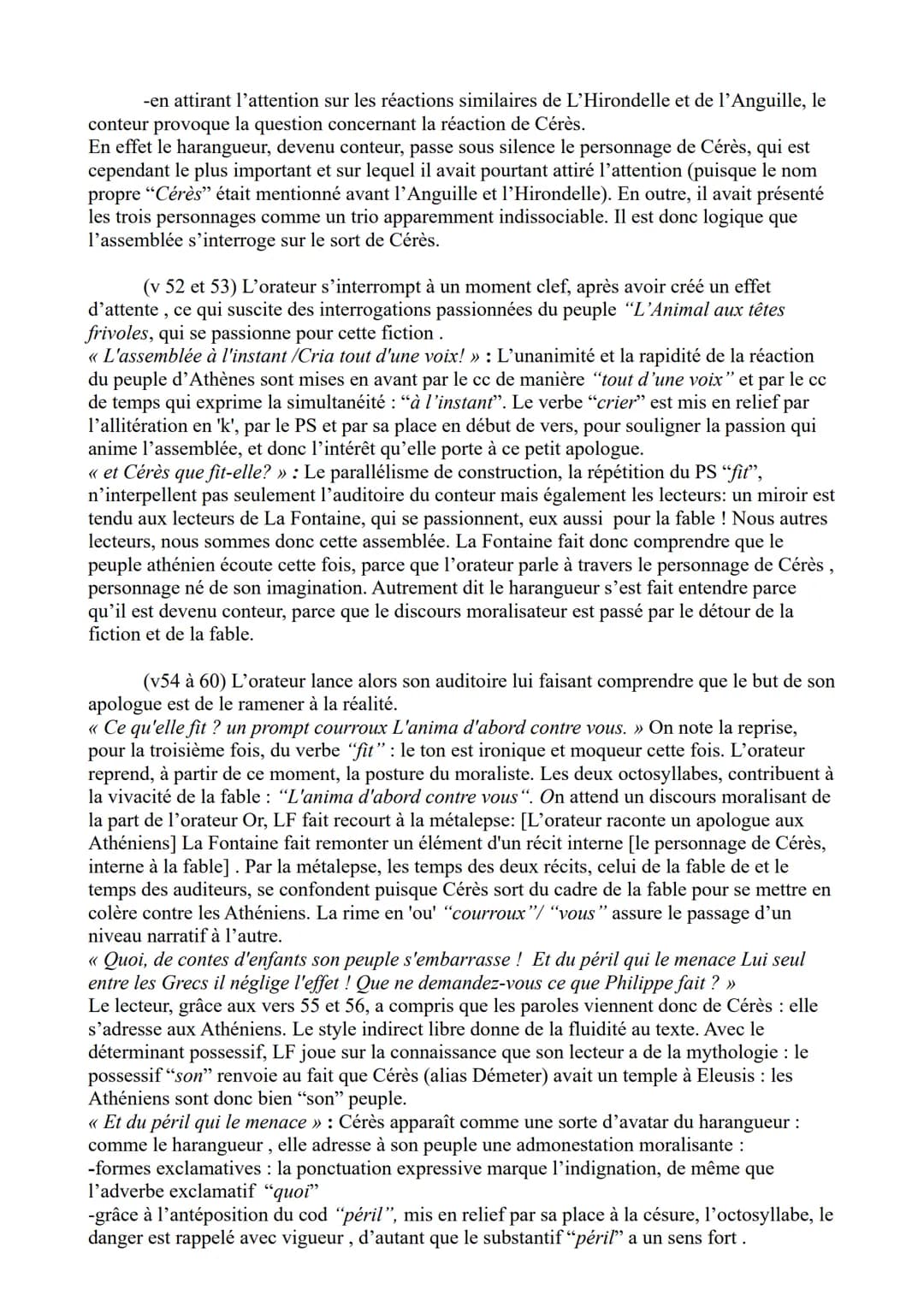 Analyse linéaire - La fontaine Le Pouvoir des fables n°16
Avec ses fables, La Fontaine avait pour objectif d'instruire et plaire son lectora