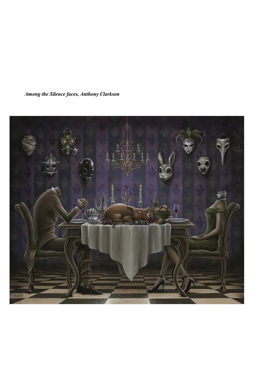 2022
How did the monster figure
evolve?
Imaginary and scary
Prévost solène ANT
Among the Silence faces, Anthony Clarkson Miss Perigrine's Ho