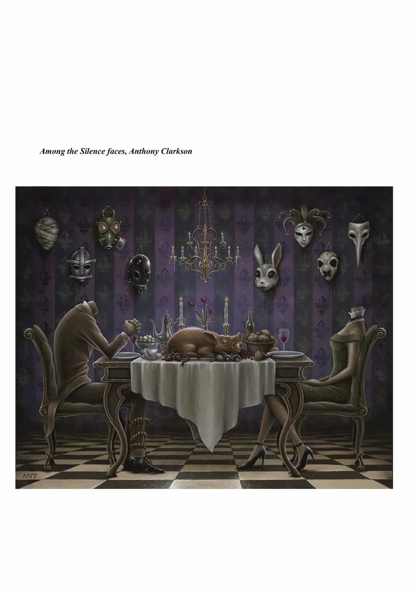 2022
How did the monster figure
evolve?
Imaginary and scary
Prévost solène ANT
Among the Silence faces, Anthony Clarkson Miss Perigrine's Ho