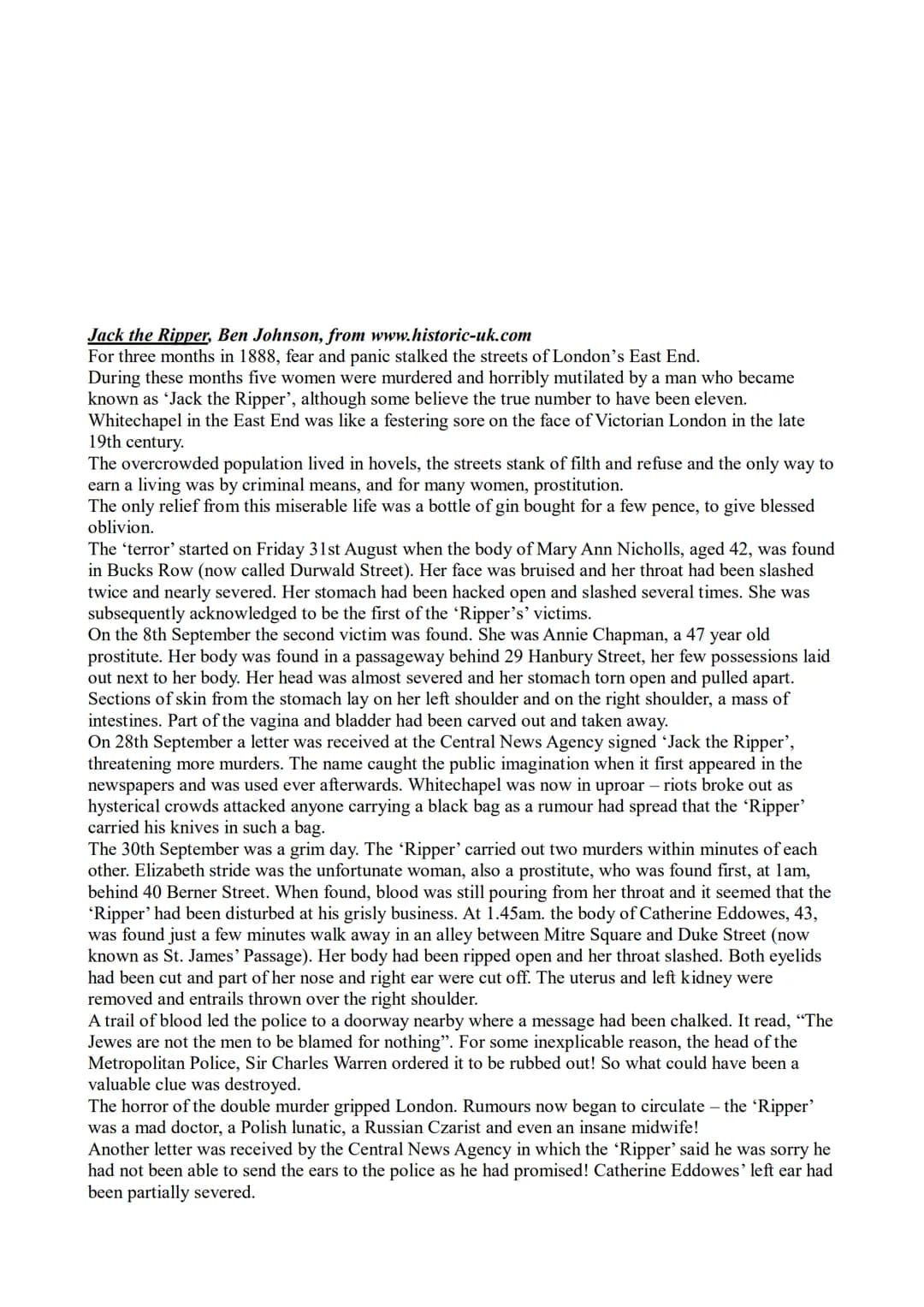 2022
How did the monster figure
evolve?
Imaginary and scary
Prévost solène ANT
Among the Silence faces, Anthony Clarkson Miss Perigrine's Ho