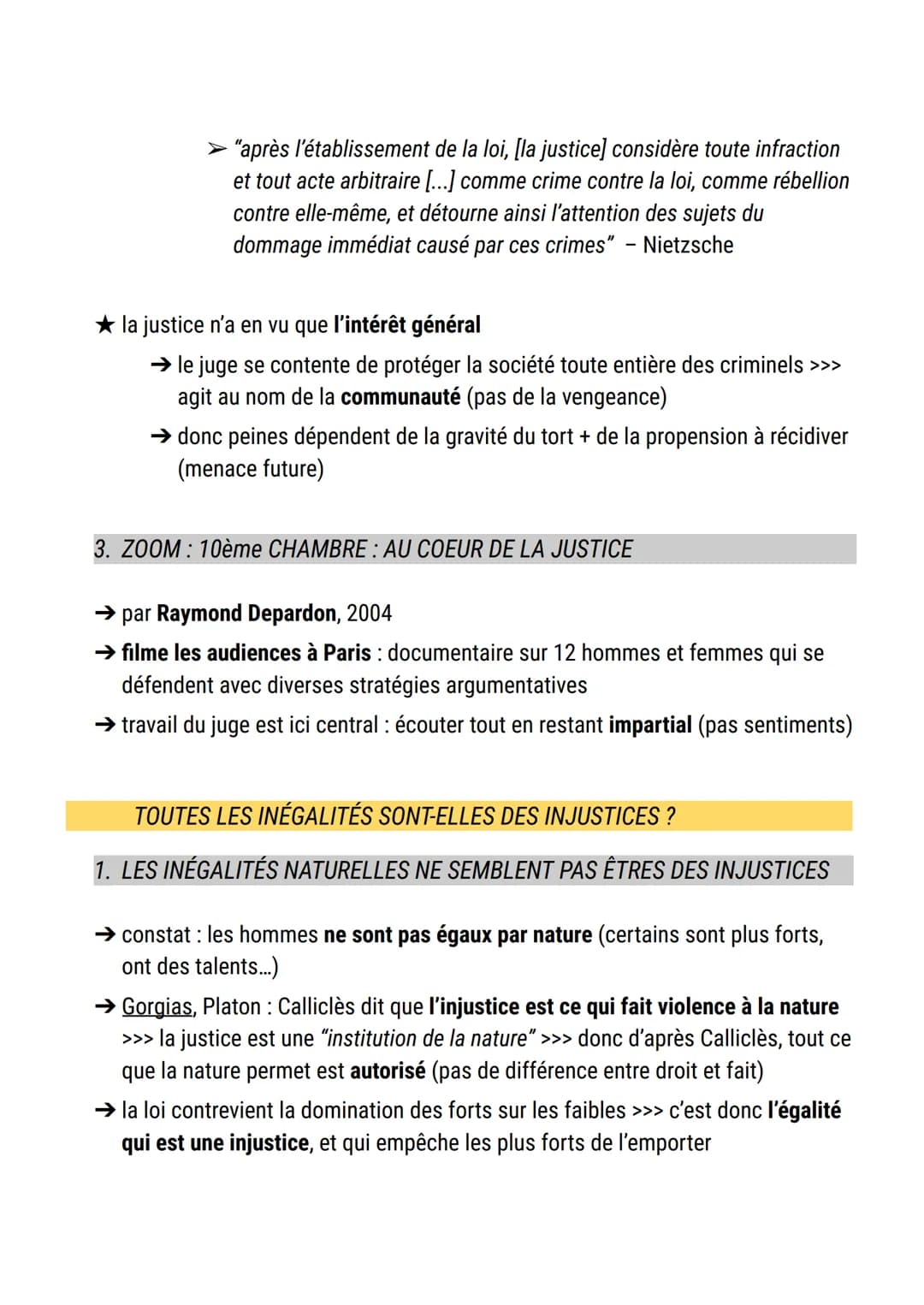 La justice
définition justice:
1. caractère de ce qui est juste par conformité :
-
au droit positif particulier d'une communauté (légalité)
