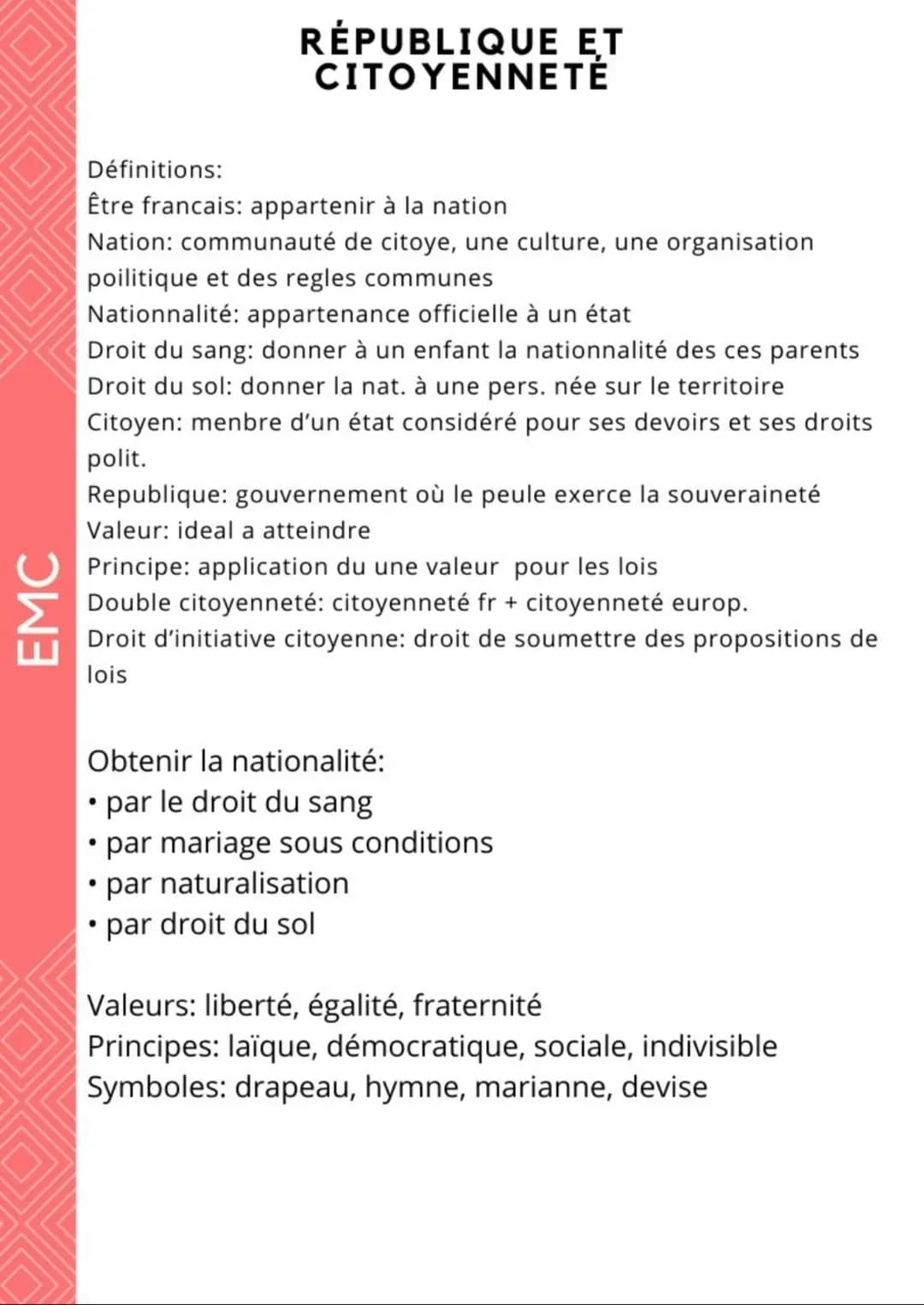 République et citoyenneté 