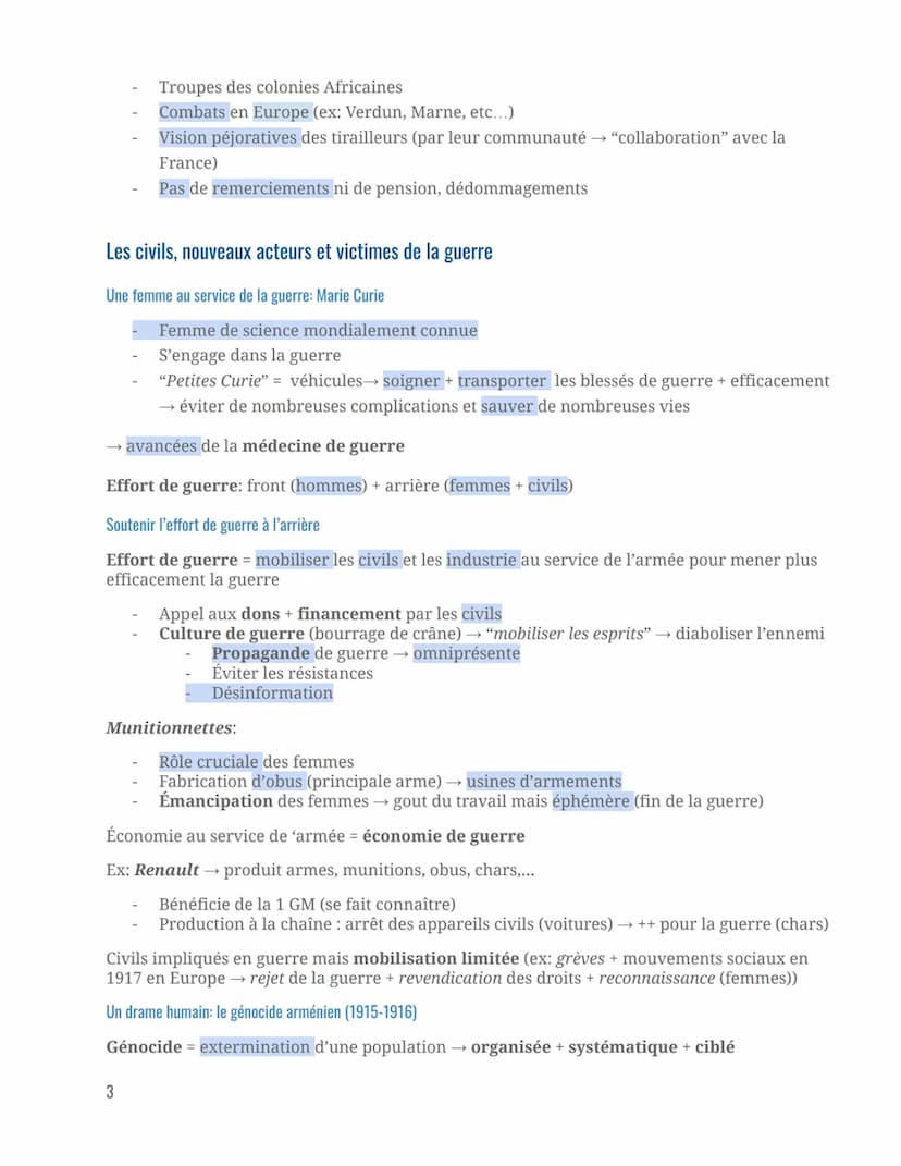 Histoire
La 1ère Guerre Mondiale: le "suicide de l'Europe" et la fin des empires Européens
Un conflit mondial qui bouleverse les sociétés eu