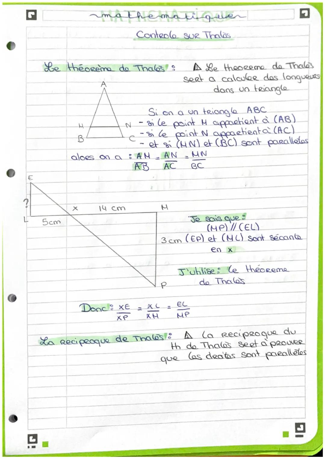 ~mathematiquer

Controle SUR Thales

be théorème de Thales:



B



A

N

C


A be theoreme de Thales
sert a calculer des longueurs
dans un 