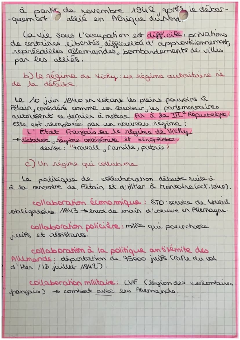 Chap 4
HISTOIRE
LA FRANCE DANS LA 2nd GM
Quelles ont été les conséquences de la défaite
de 1940 en France?
•: drôle de guerre
1939 1940 1941