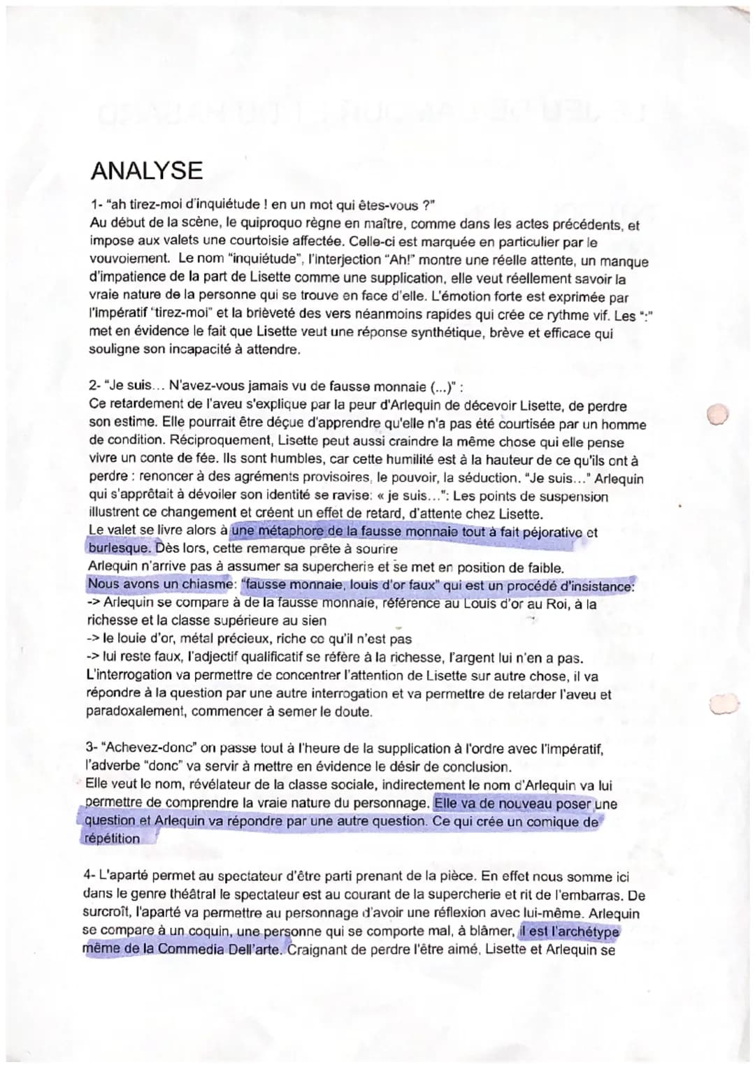 Acte III, 6
LE JEU DE L'AMOUR ET DU HASARD
LISETTE.
Ah, tirez-moi d'inquiétude ! En un mot, qui êtes-vous ?
ARLEQUIN.
Je suis... N'avez-vous