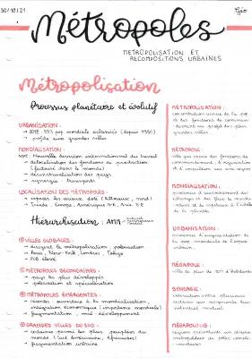 Know Métropolisation et recompositions urbaines thumbnail