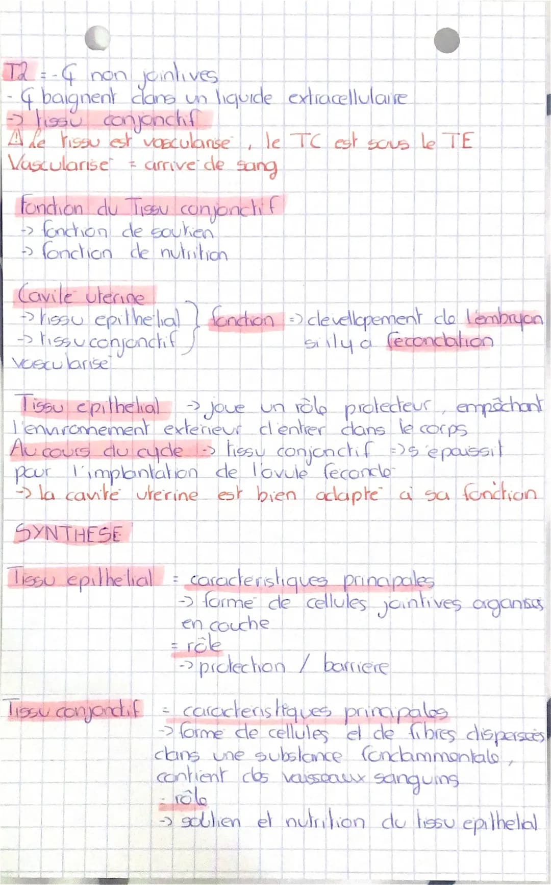 • Tissu - Un lissu est constitue d'un ensemble de
cellules differences assurant une même fonction
I nerveux
A
Chap 2. Jes l15543
Qux molecul