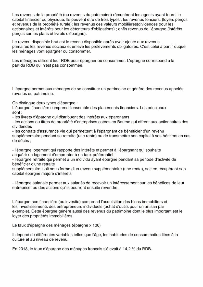 Comment les agents économiques se finance-il ?
Les agents à capacité de financement sont des agents dont les revenus sont supérieurs aux
dép