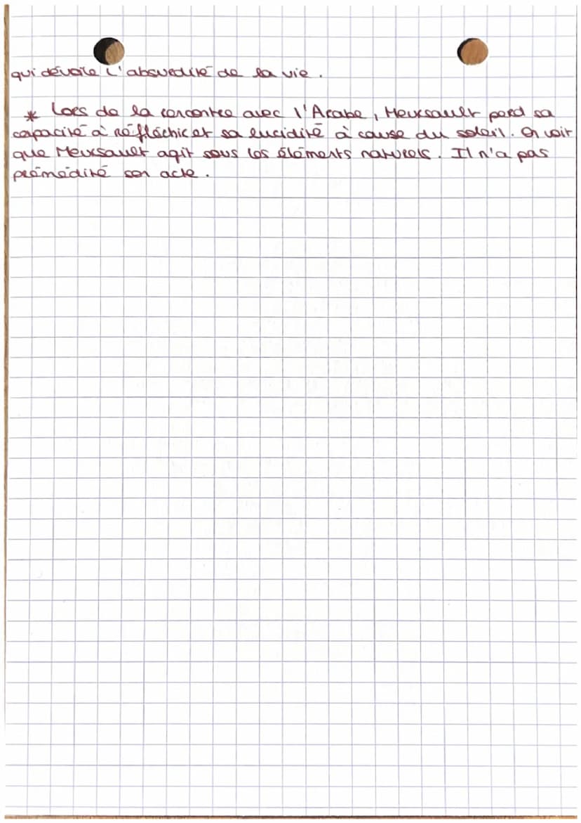 L'étranger
Meursault: protagoniste et narateur C'est un personnage
singulier, caracteicise par son indifférence à l'égard
de leur
ce qui li 
