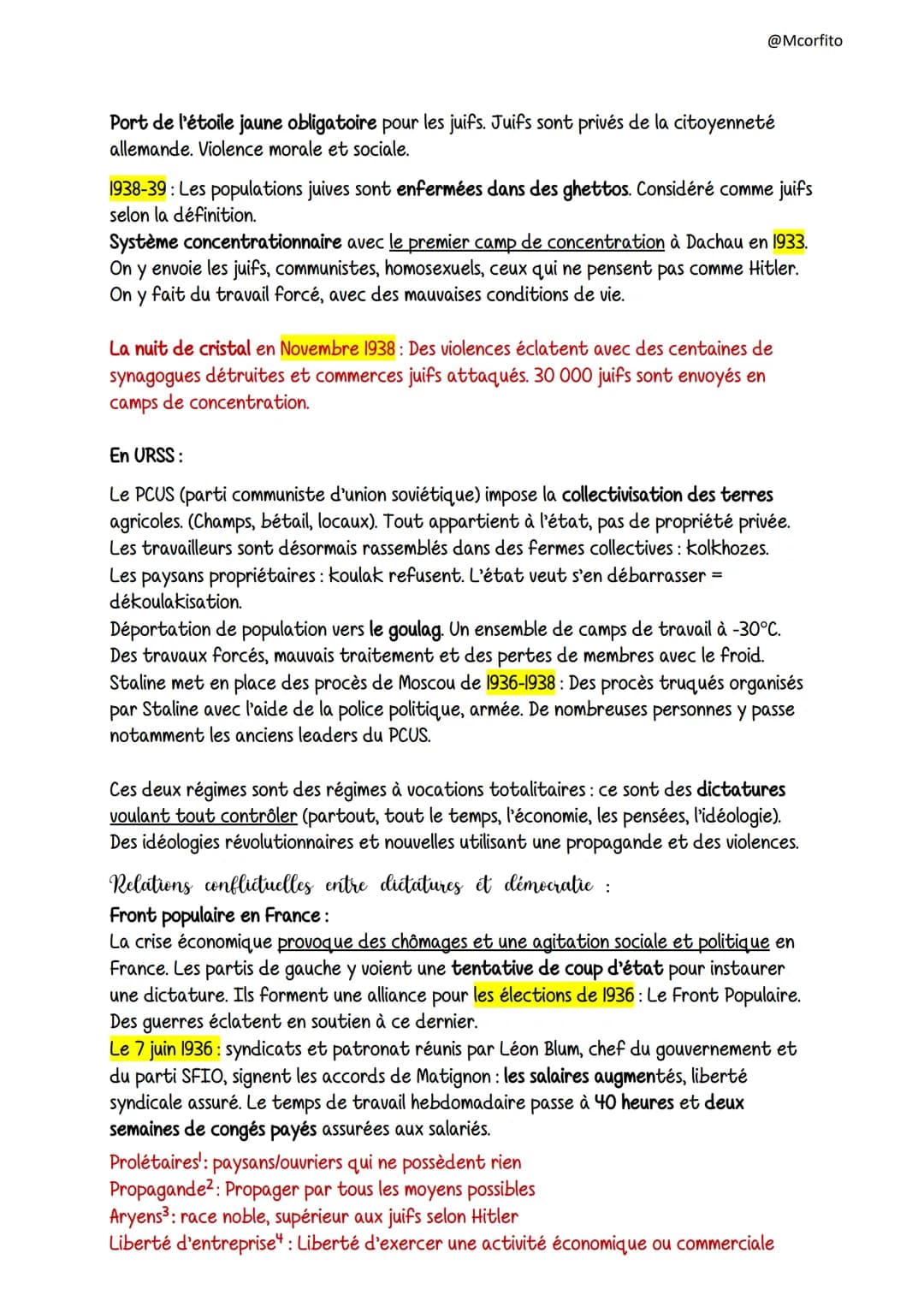 Histoire
Thème 1: Les régimes totalitaires
Introduction : L'émergence de régimes totalitaires
Dans les années qui suivent la Première guerre
