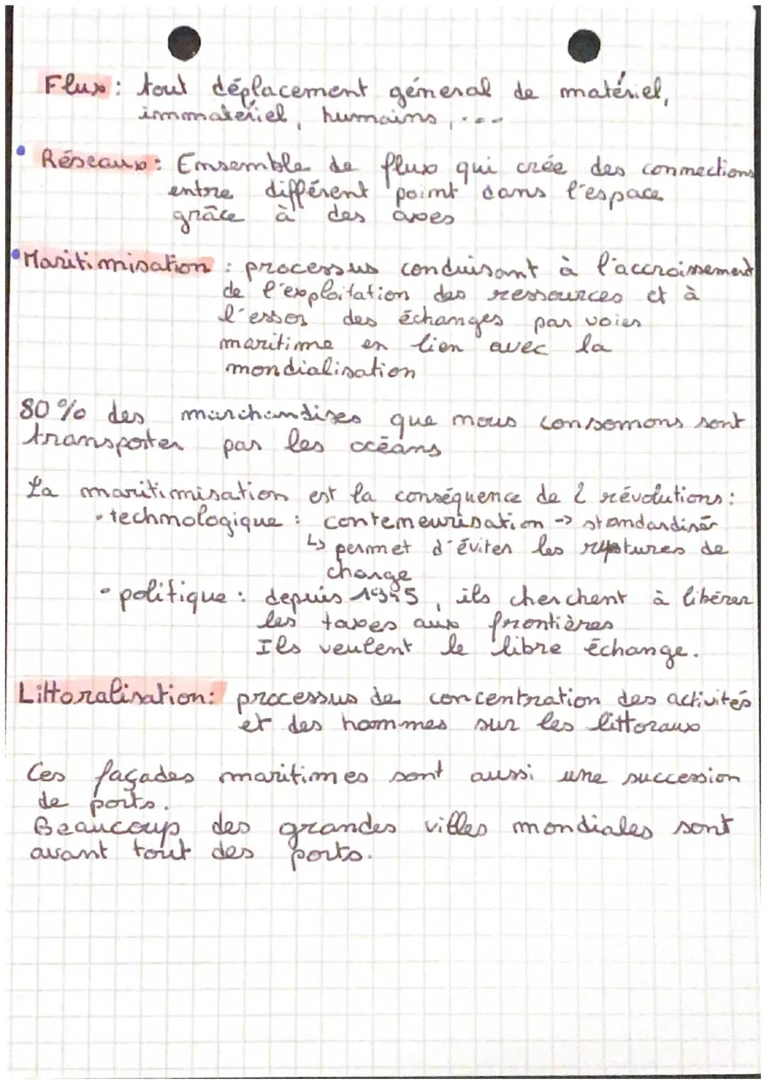 # MERS ET OCEANS
AU COEUR DE LA MONDIALISATION

Imtro:

*   90% du trafic global de marchandises se
fait grace
aus Mers et océans
*   70% de