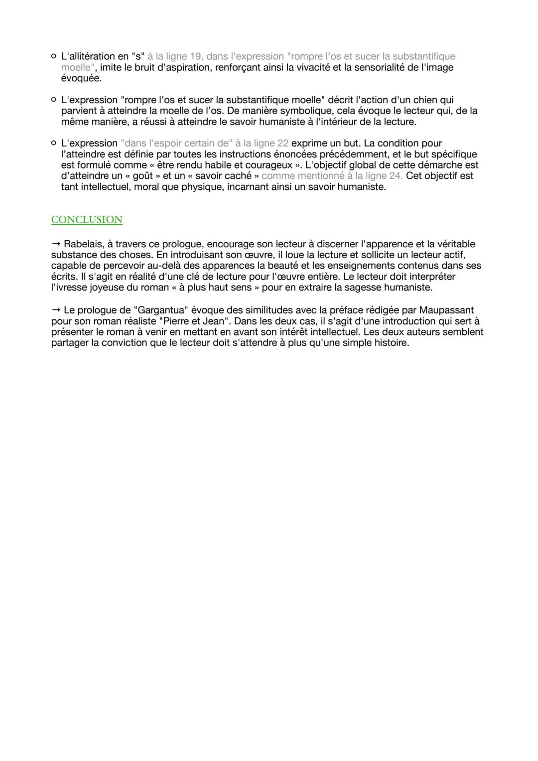 --- OCR Start ---
LITTÉRATURE
D'IDÉES
GARGANTUA
RABELAIS
ETUDE LINÉAIRE DU TEXTE 5:
À la recherche de la «substantifique moelle» - Prologue 