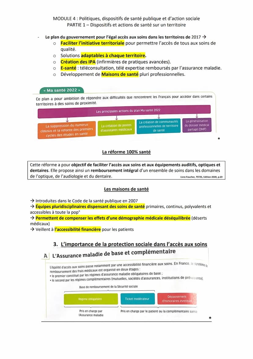 MODULE 4: Politiques, dispositifs de santé publique et d'action sociale
PARTIE 1 - Dispositifs et actions de santé sur un territoire
Lutte c