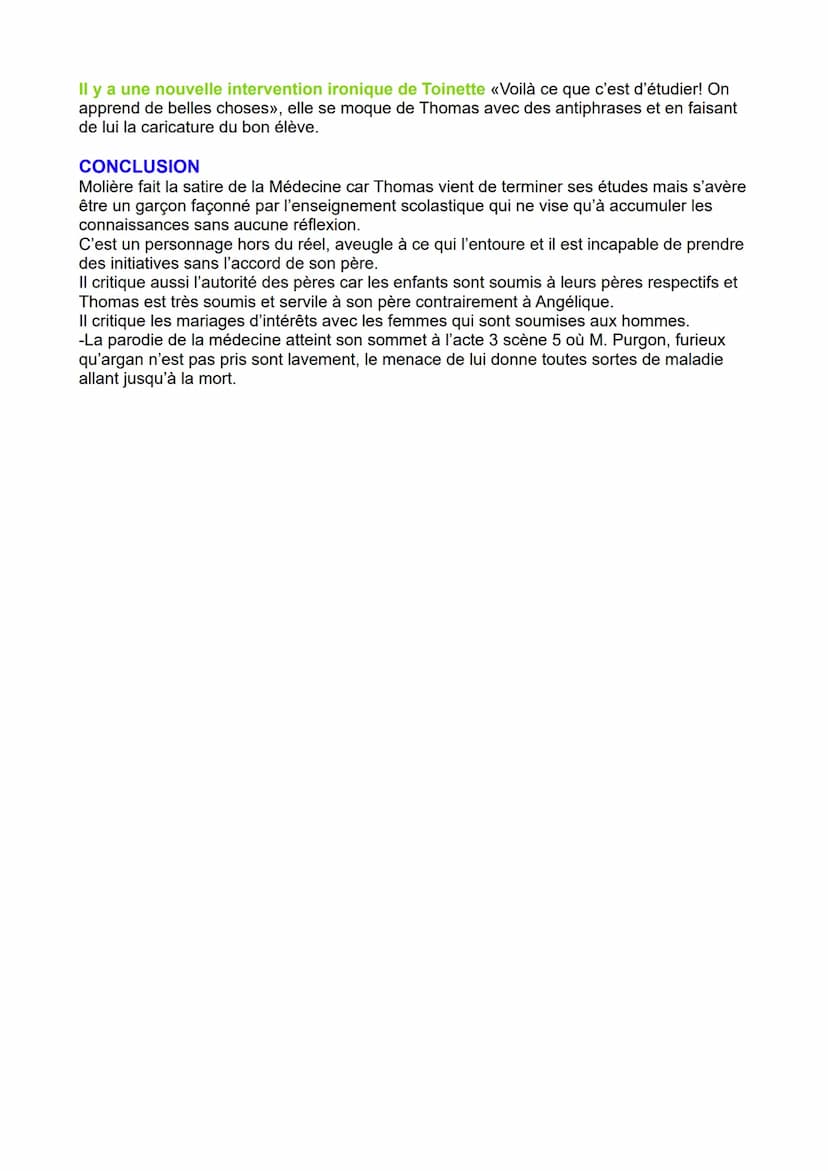 MOLIÈRE TEXTE 2 - ACTE 2 SCÈNE 5
INTRODUCTION
Molière est le dramaturge du siècle de Louis 14, il a su porter la comédie à son apogée en
cré