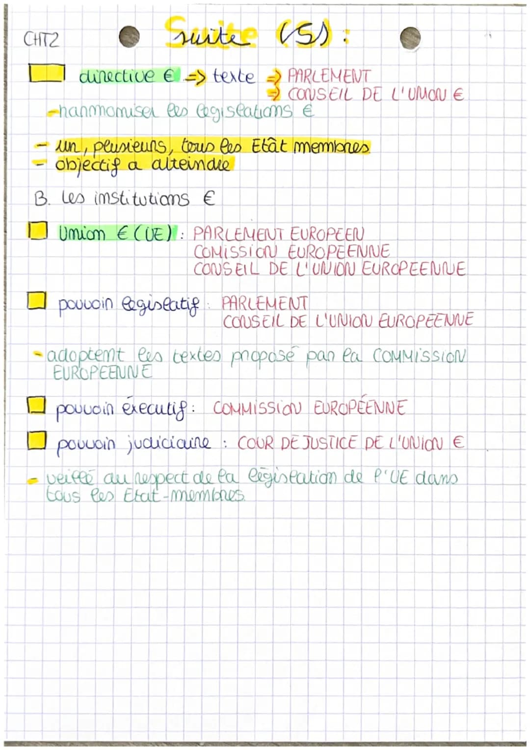 • Sources
du droit
I- Les principales Sounces du droit mational
Textes législatifs =) Texe Supnêrme
1
modifie souvent
ensemble de texte
le b