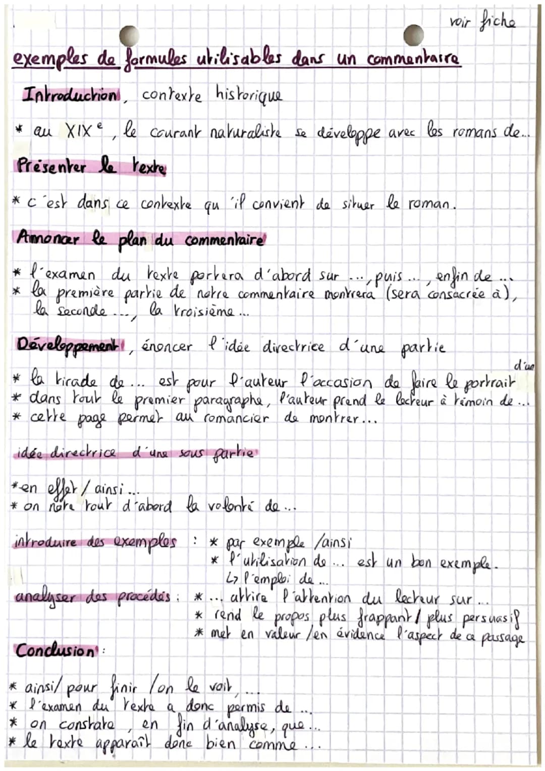 л
méthode:
Le commentaire de texte
Introduction -> 4 paragraphes
1- contexte de l'oeuvre: Vitre, date, auteur, genre
courant littéraire
→sau