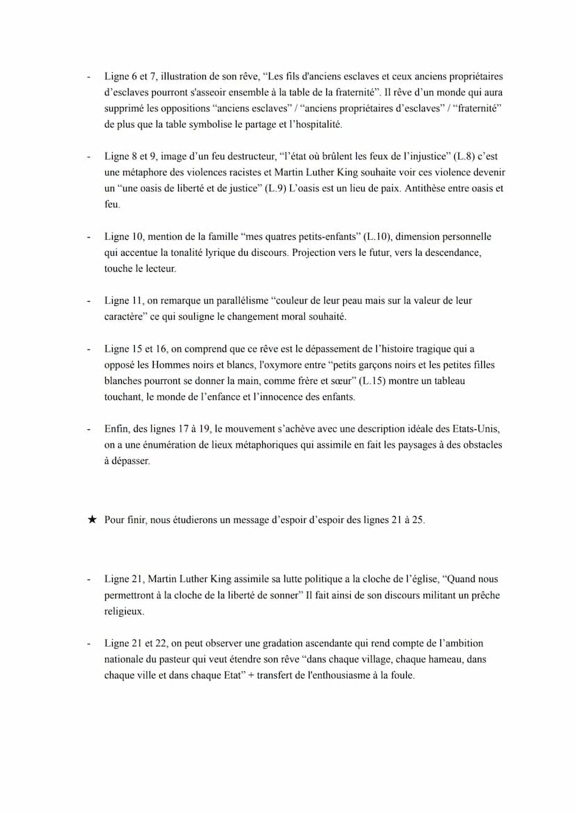 Texte Bac Nº 2: Martin Luther King, “I have a dream", 1963.
Séquence 1: le roman.
Support: extrait du discours de Martin Luther King, I have