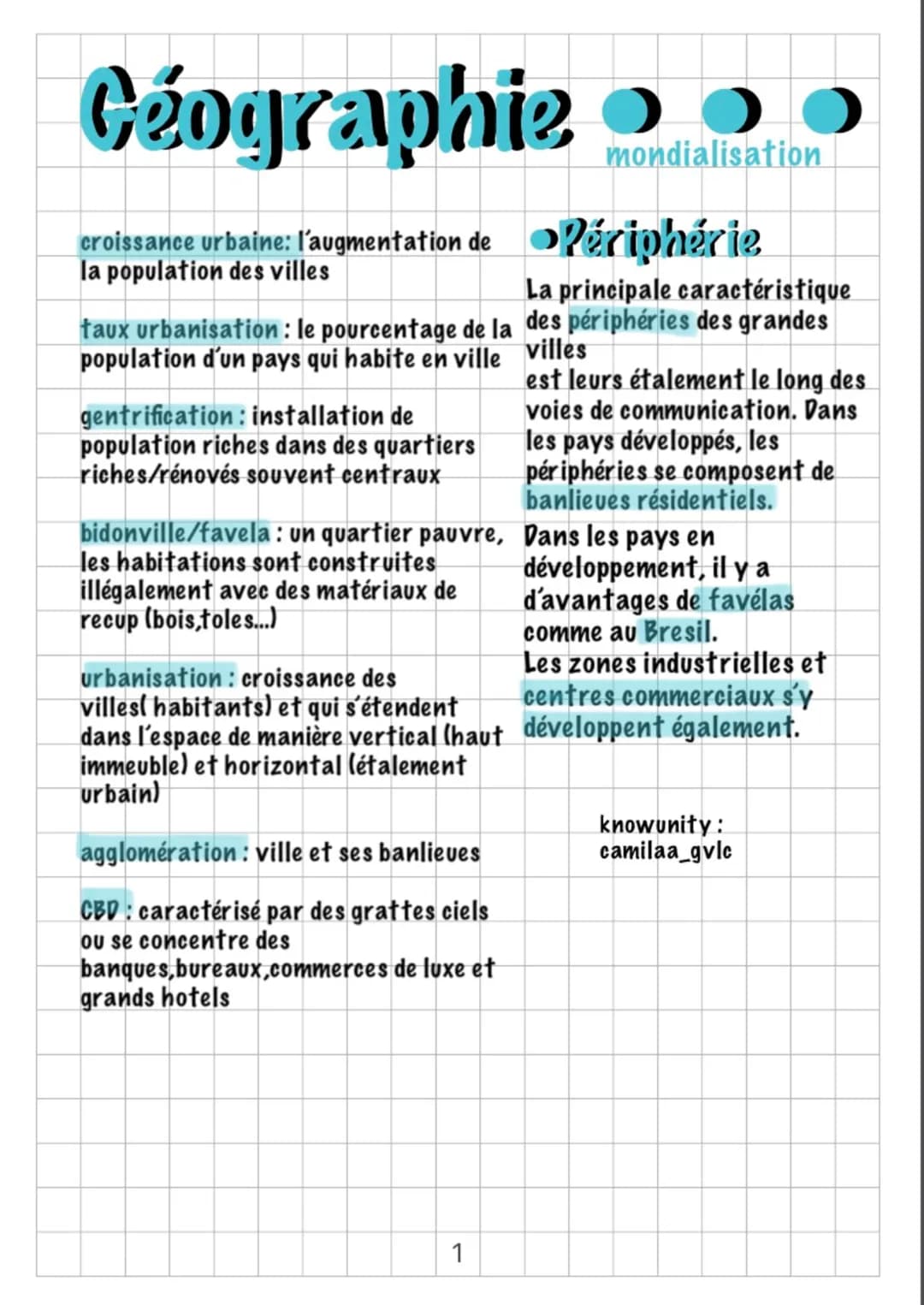 fiche de révision-géo-mondialisation