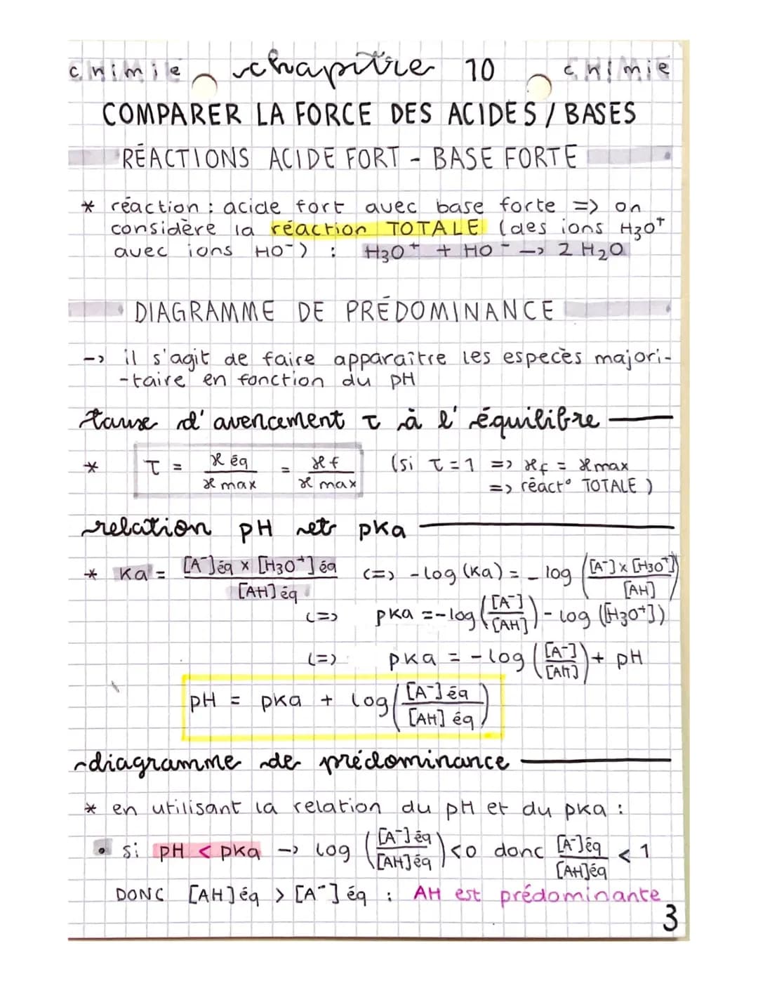 chimie chapitre 10 Cmimie
CH
COMPARER LA FORCE DES ACIDES / BASES
PRODUIT 1ONIQUE DE L'EAU + CONSTANTE
D'ACIDITE
autoprotolyse de l'ean
lamp