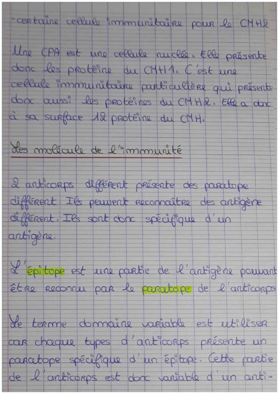 # Chapitre 2: Acteur de l'immunitě

Le soi et le non soi

non soi = micro-organisme, bactérie, virus,
champignon, molécule produite par d'au