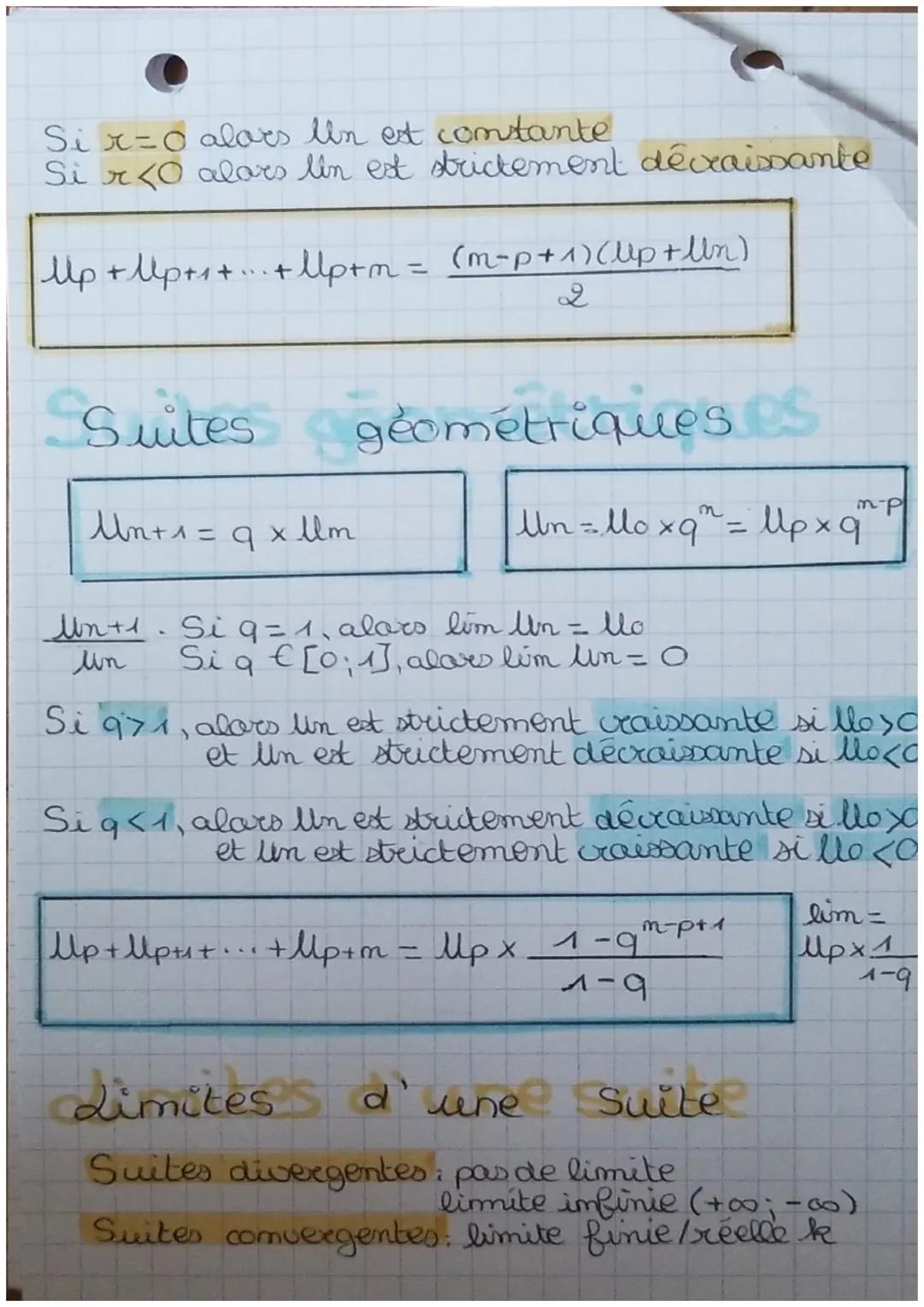 //// Les Suites ////

Suites numériques

Une suite Il est une fonction définie sur l'
ensemble IN. L'image de l'entier maturel m par
la suit