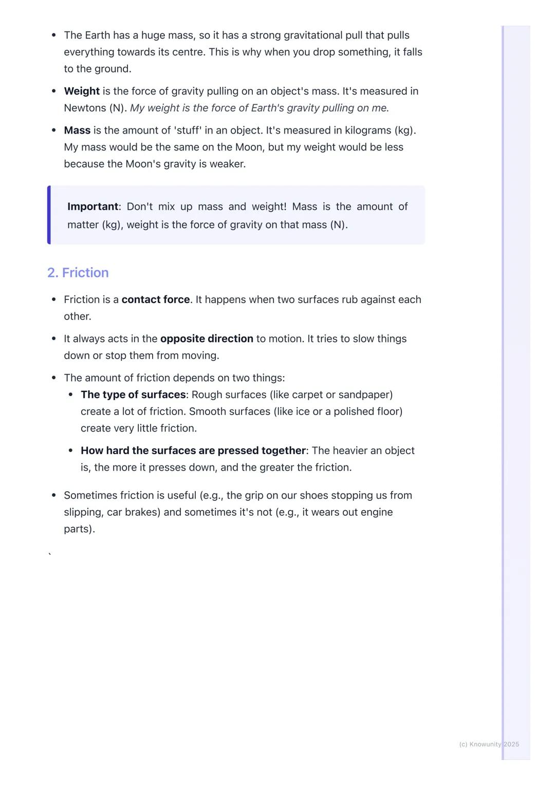 # Types of Forces

What are forces?

A force is basically a push or a pull on an object. Forces can make things start
moving, stop moving, c