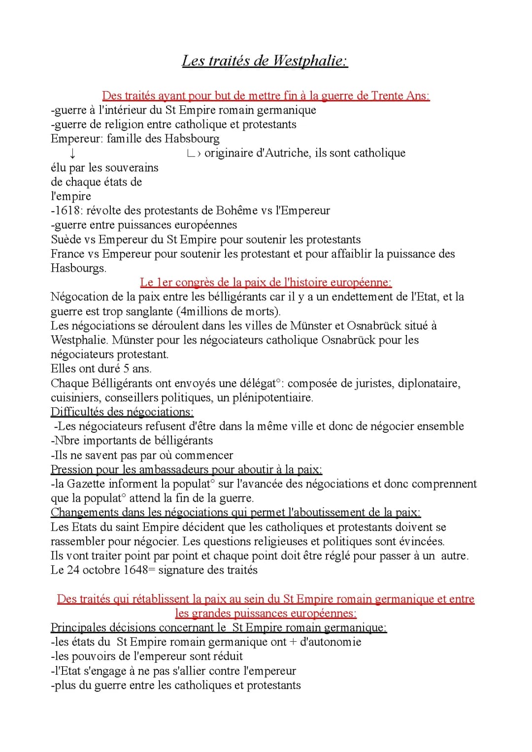 Traités de Westphalie