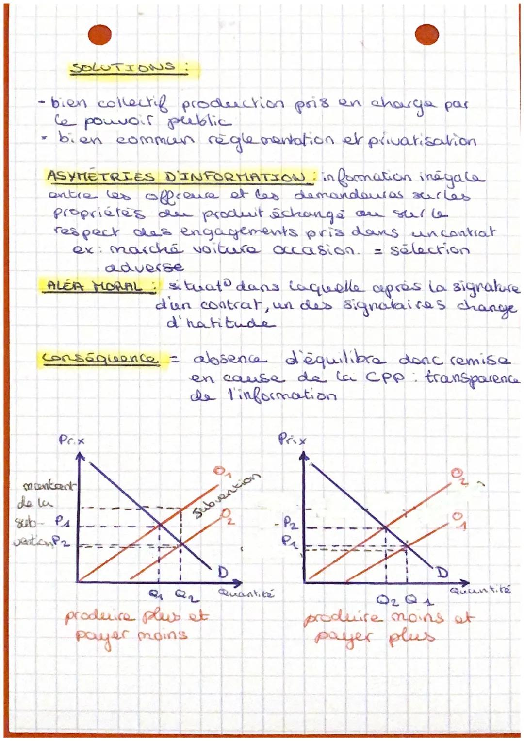 # SES

CHAPITRE 4: QUELLES SONT LES PRINCIPALES DEFAILLANCES DE MARCHÉ?

défaillance de marché: Situation dans laquelle le marché
n'est pas 