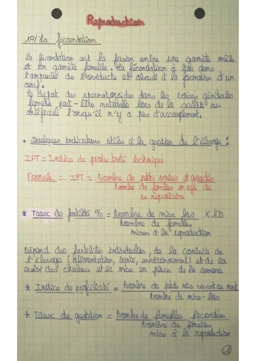 Reproduction des animaux d'élevage PDF - Zootechnie et Insémination