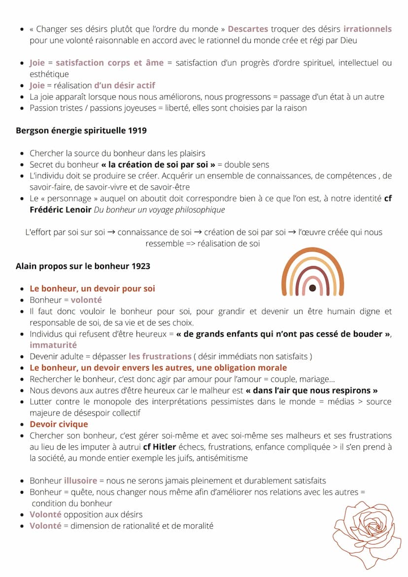 Le désir et le bonheur
Étymologie
Bonheur chance, depuis toujours l'homme a pour but le bonheur
Désirer = de-siderare = perte d'un astre ou 
